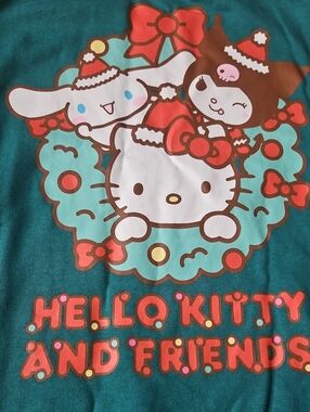 Hello Kitty Teal Holiday Sweatshirt
